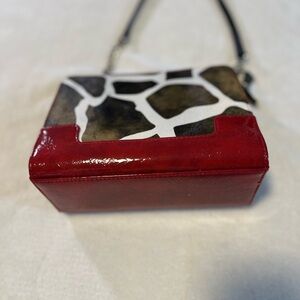 Miche Red and Black Patterned Shoulder Bag